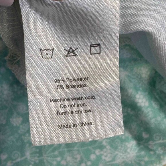 Greenside Mens Golf Polo Shirt Polyester Blend Side Slit Short Sleeves Green XL - Picture 10 of 12